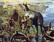 Trojanisches Pferd von Lovis Corinth, Lovis Corinth